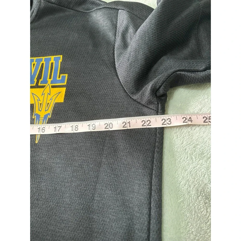 Adidas Blue Devil Football Hoodie black athletic collage sports fall winter teen